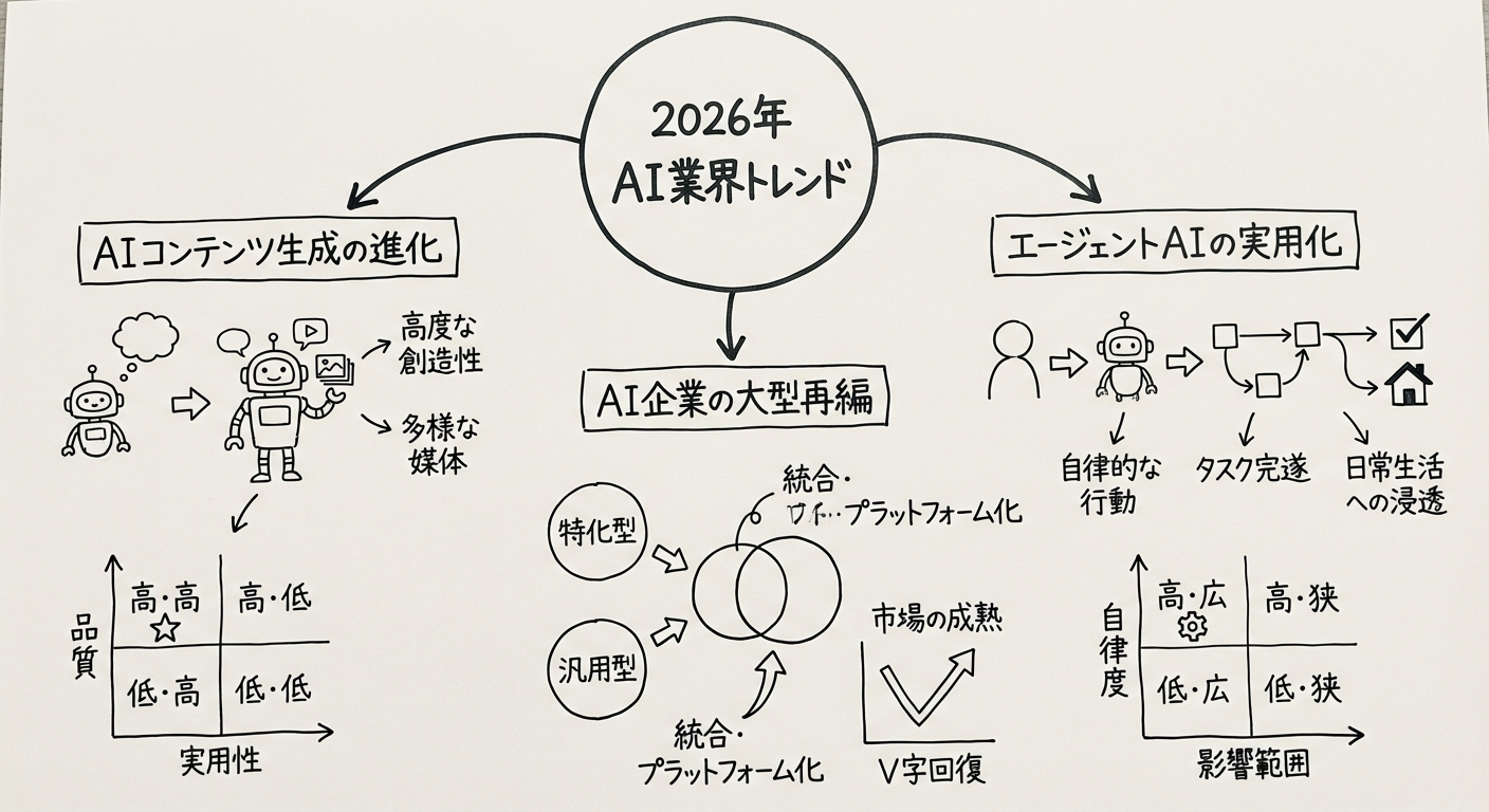 AI業界の主要トレンド