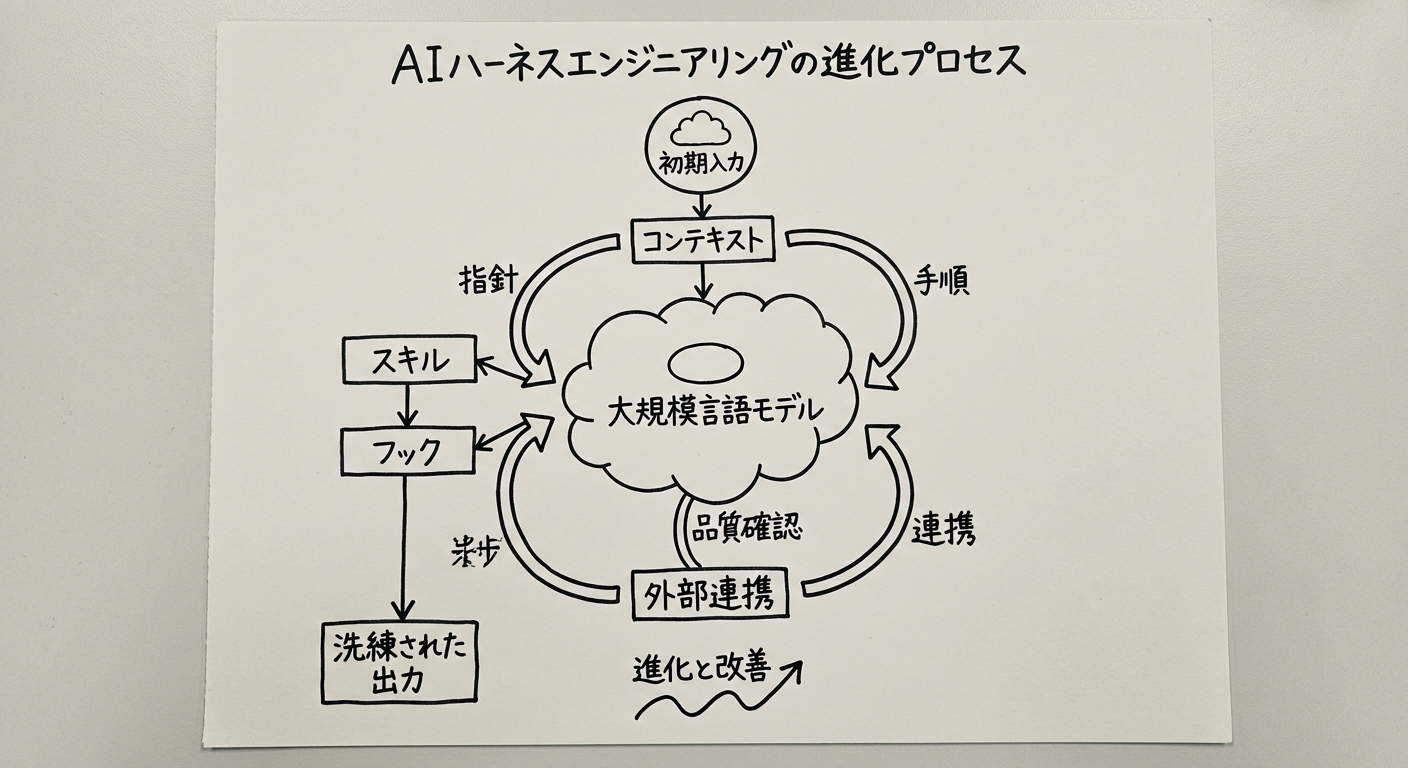 ハーネスエンジニアリングの概念図