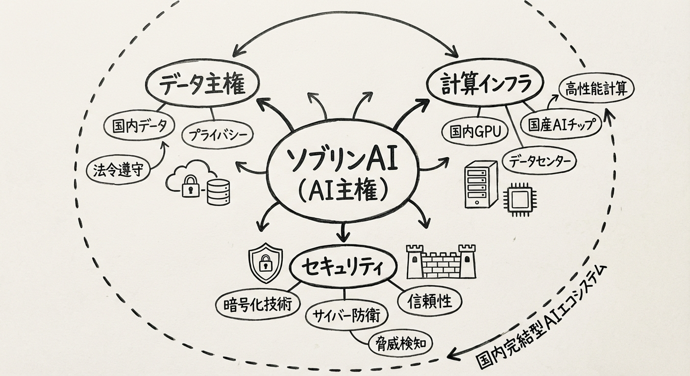 ソブリンAIの概念図