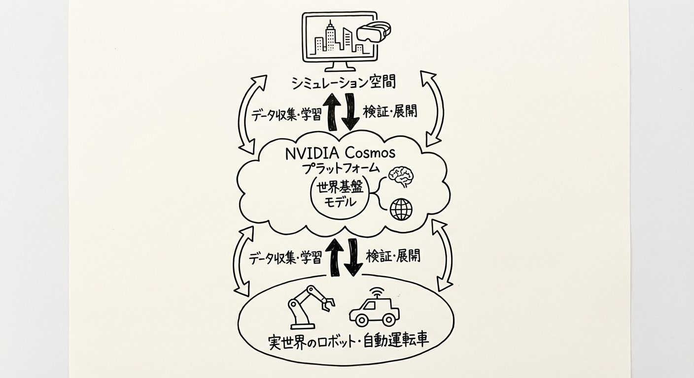 NVIDIA Cosmos概念図